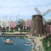 Sag Harbor Windmill Poster